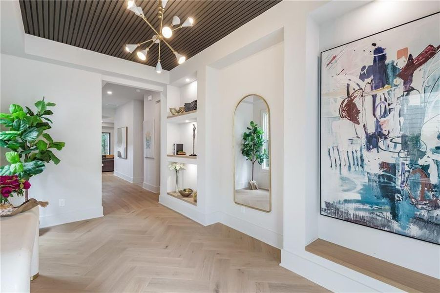 Furnished interior view inside a new home in , Atlanta (Image 10).