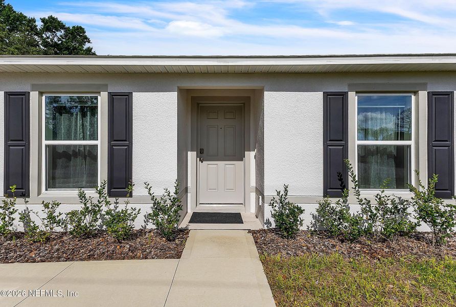 Exterior details and patio area of a home in Palm Coast, Palm Coast (Image 23).