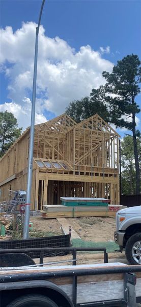 In-progress construction of a new home in Woodhavyn 40', Magnolia, TX (Image 15).
