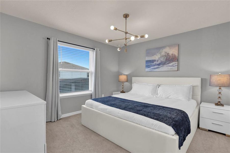 Furnished interior view inside a new home in , Davenport (Image 44).