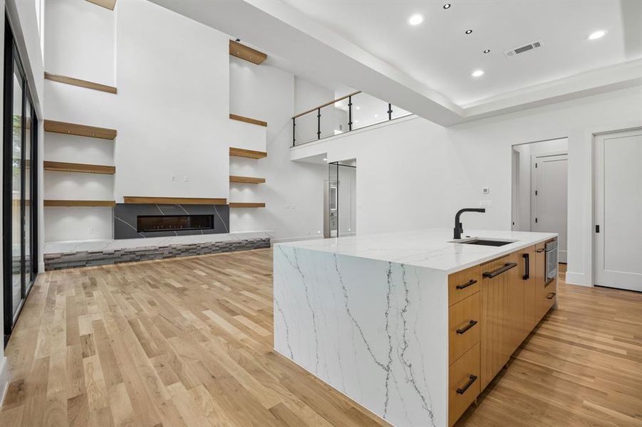 Furnished interior view inside a new home in , Dallas (Image 14).