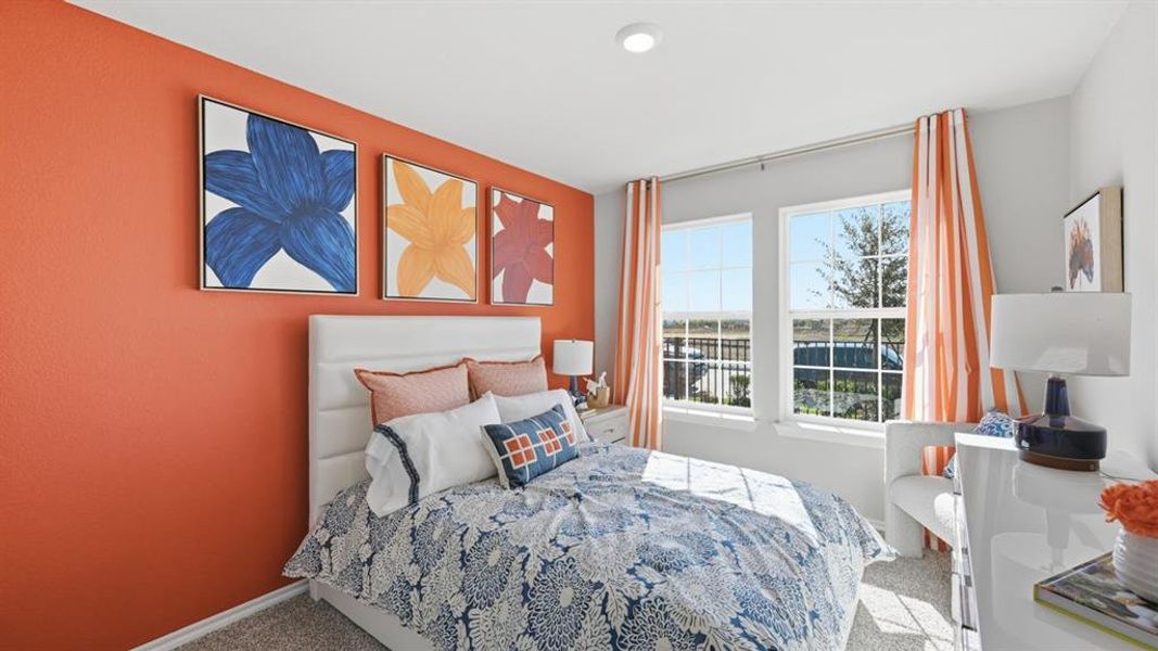 Furnished interior view inside a new home in Lonestar at Liberty Trails, Fort Worth (Image 12).