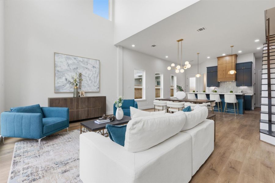 Furnished interior view inside a new home in , Houston (Image 18).