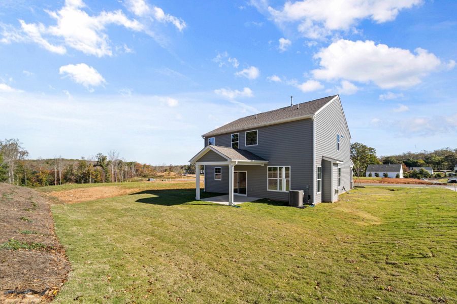 Exterior details and patio area of a home in Pisgah Park, Kernersville (Image 3).
