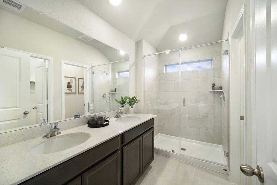 Furnished interior view inside a new home in Montgomery Ridge, Montgomery (Image 10).