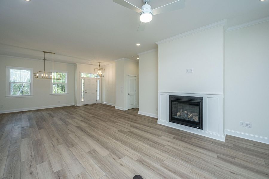 Spacious, unfurnished interior of a new home in , Awendaw (Image 43).