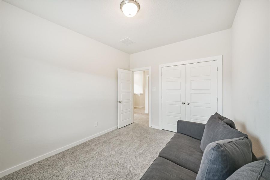 Bedroom 2 has a good sized closet. This bedroom has been hardly used and the carpet is effectively brand new. Bedroom 2 has a good sized closet. This bedroom has been hardly used and the carpet is effectively brand new.