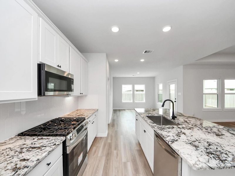 Furnished interior view inside a new home in River Ranch Meadows, Dayton (Image 12).