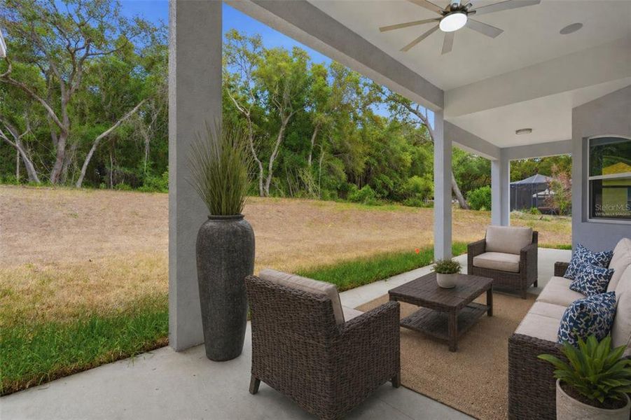 Exterior details and patio area of a home in , Hernando (Image 31).