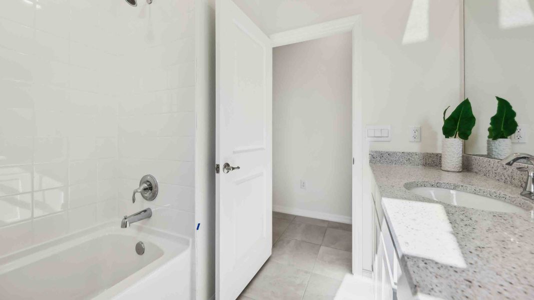 Representative furnished interior of a home built from the Siesta by D.R. Horton in Ocala Preserve, Ocala (Image 22).