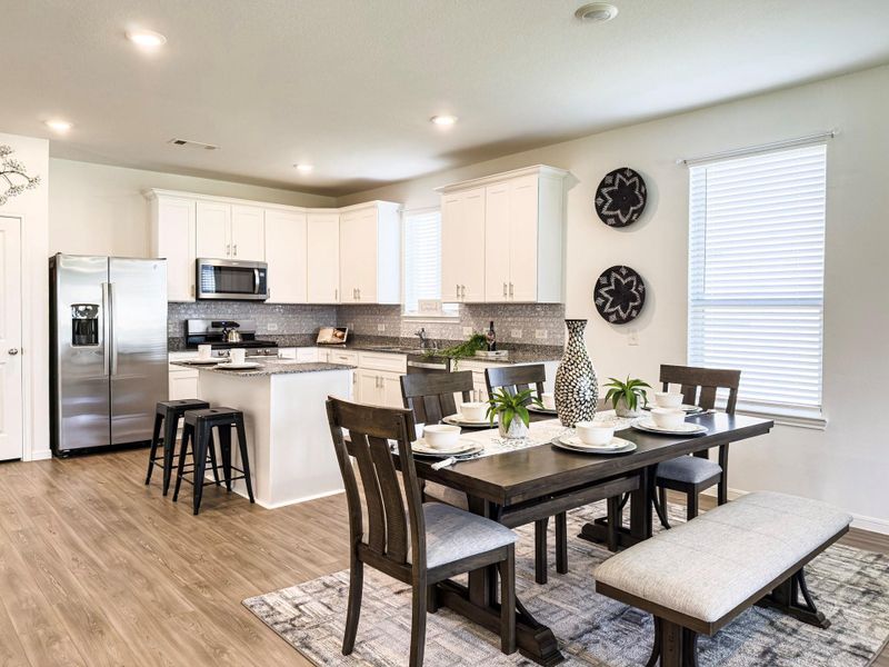Furnished interior view inside a new home in Marvida, Cypress (Image 5).