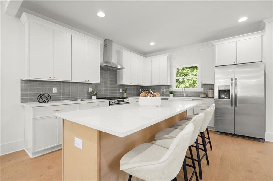 Furnished interior view inside a new home in , Atlanta (Image 32).