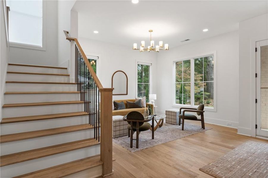 Furnished interior view inside a new home in , Roswell (Image 56).