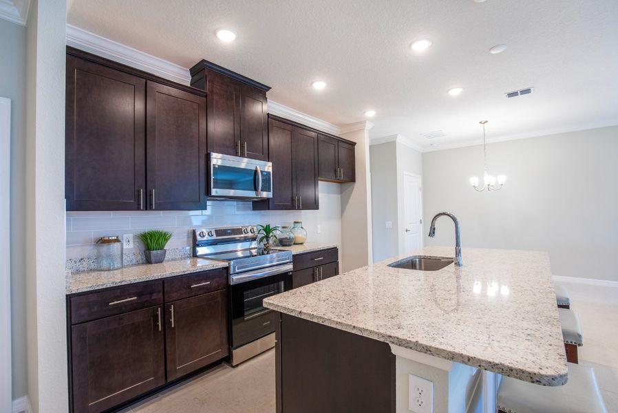 Furnished interior view inside a new home in Heritage Station, Punta Gorda (Image 8). Furnished interior view inside a new home in Heritage Station, Punta Gorda (Image 8).