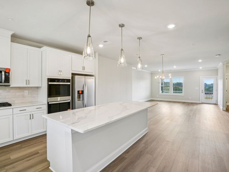 The Leighton floorplan with the Upscale Rustic Linen interior package.