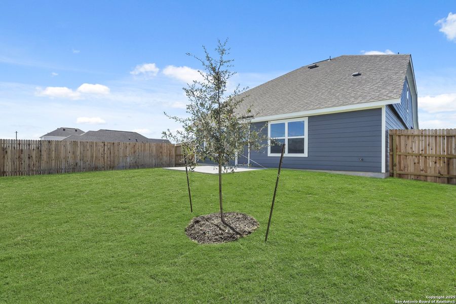 Exterior details and patio area of a home in Swenson Heights, Seguin (Image 3). Exterior details and patio area of a home in Swenson Heights, Seguin (Image 3).