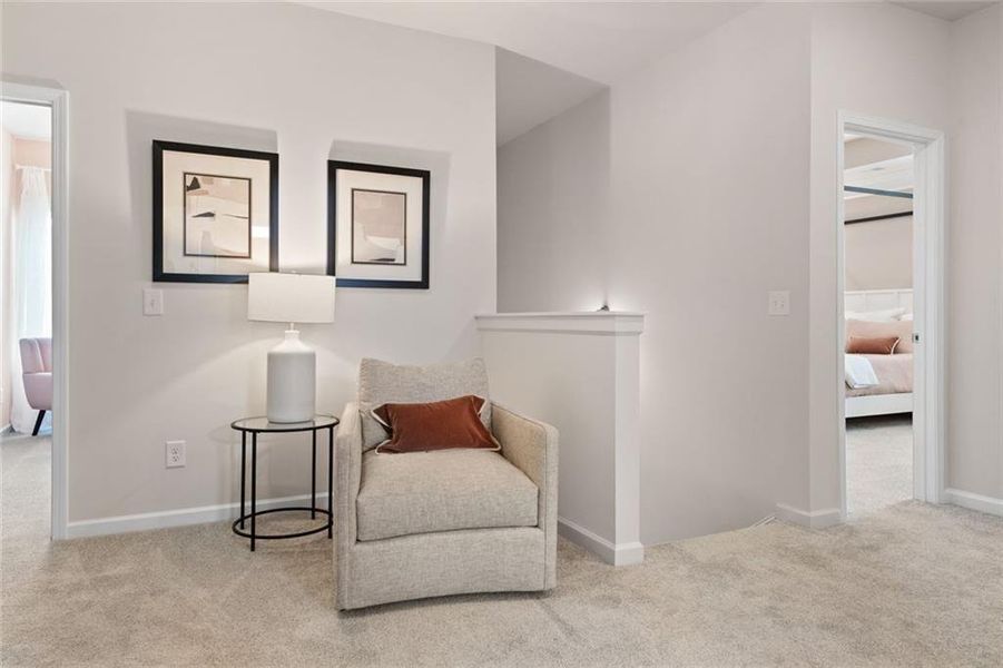 Furnished interior view inside a new home in Evergreen at Lakeside, Temple (Image 25).