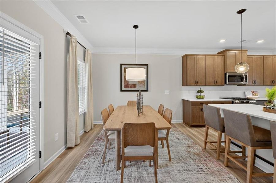 Furnished interior view inside a new home in Sagebrook, Powder Springs (Image 40).