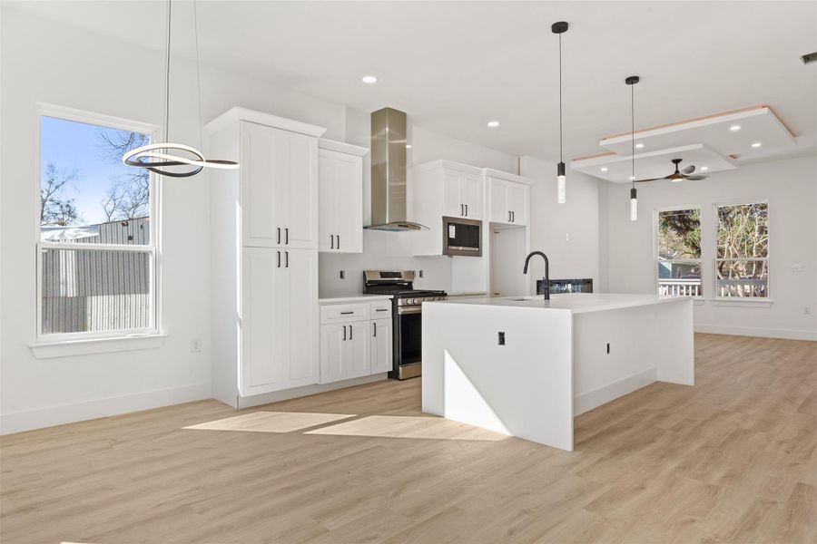 Furnished interior view inside a new home in , Richmond (Image 13).