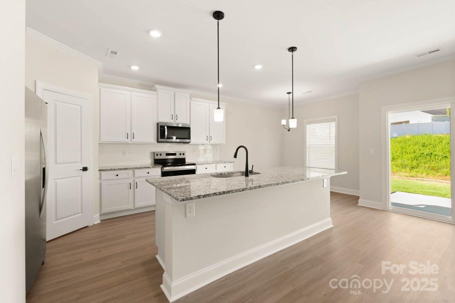 Furnished interior view inside a new home in Colonial Crossing, Troutman (Image 7).
