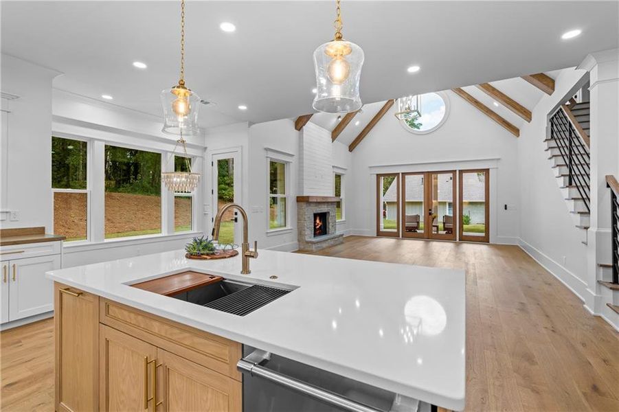 Furnished interior view inside a new home in , Lilburn (Image 45).