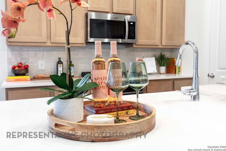 Close-up of interior finishes inside a home in Prominence, San Antonio (Image 22).