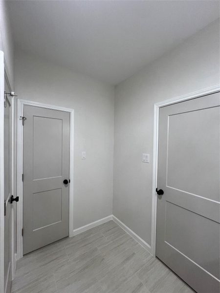 Jack & Jill layout with shared vanity area, Private bathing area, and separate toilet room for added functionality and privacy.