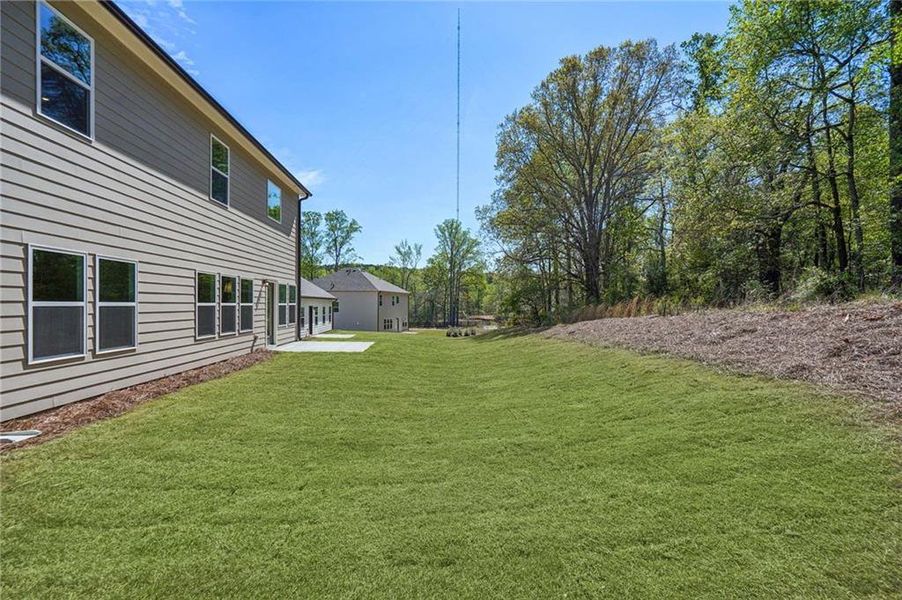 Exterior details and patio area of a home in The Estates at Casteel, Bethlehem (Image 3).