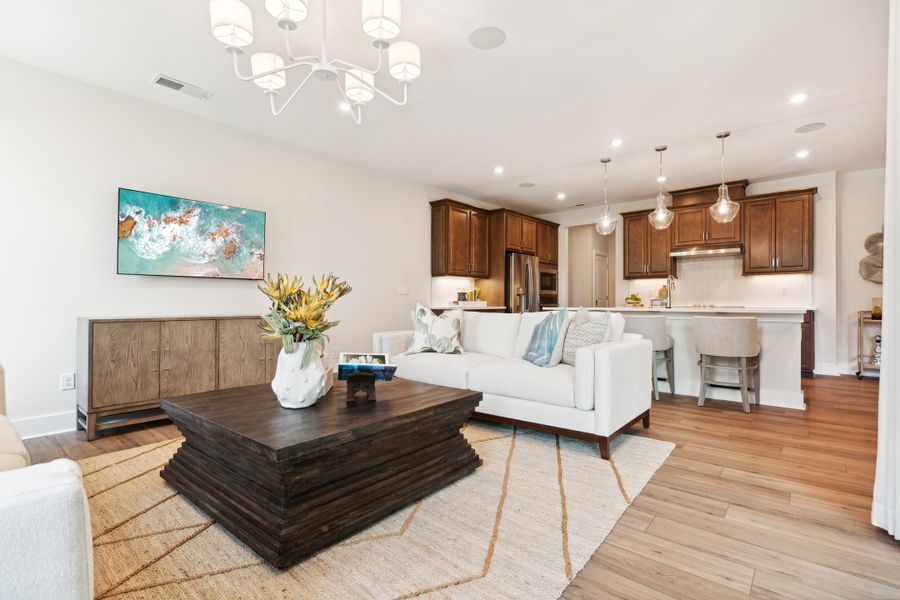 Furnished interior view inside a new home in Seven Oaks, Belmont (Image 13).