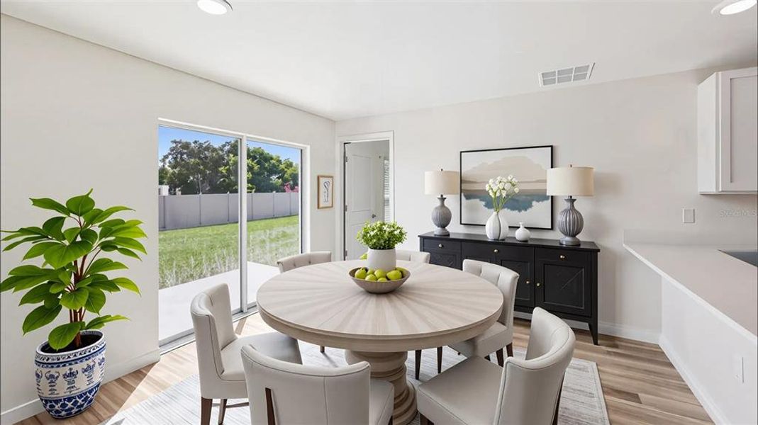 Furnished interior view inside a new home in Hernando County Spot Lots, Spring Hill (Image 5).