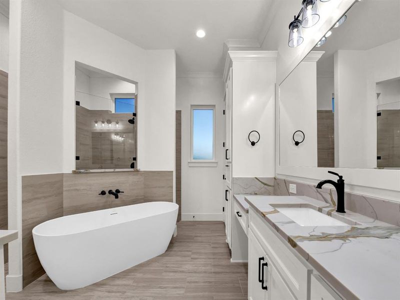 Furnished interior view inside a new home in , Weatherford (Image 31).