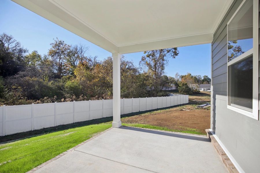Exterior details and patio area of a home in Cedars at Cane Ridge | 55+ Community, Antioch (Image 28). Exterior details and patio area of a home in Cedars at Cane Ridge | 55+ Community, Antioch (Image 28).