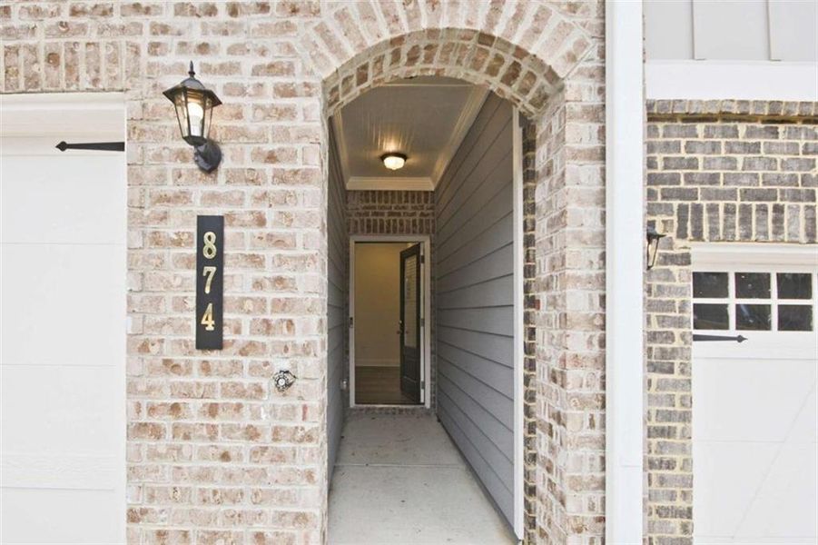 Exterior details and patio area of a home in Porter Reserve, Decatur (Image 4).