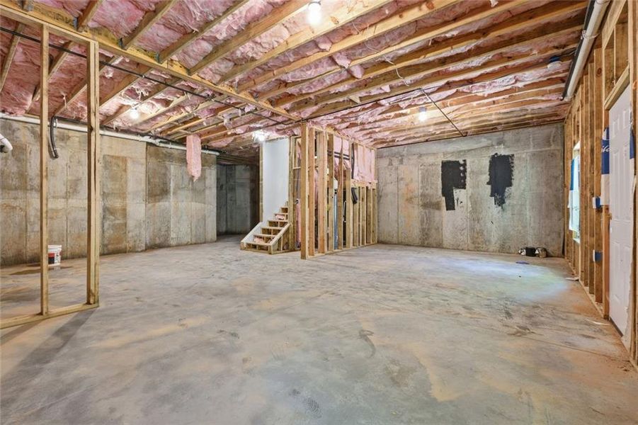 In-progress construction of a new home in , Ellenwood, GA (Image 39).