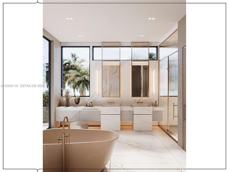 Furnished interior view inside a new home in , Golden Beach (Image 37).