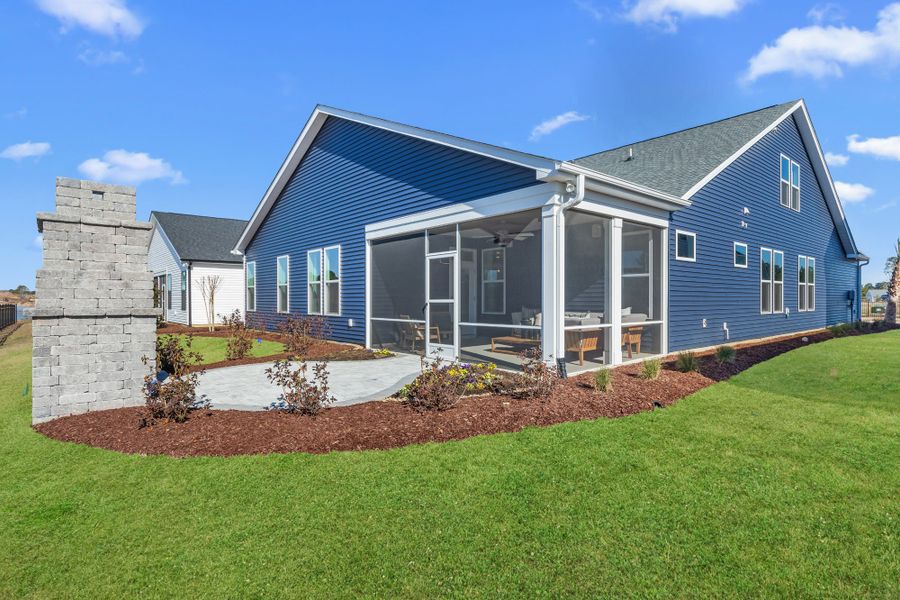 Representative exterior details of a home built from the The Seashore Multigen by Chesapeake Homes in Coastal Club of the Carolinas, Calabash (Image 26).
