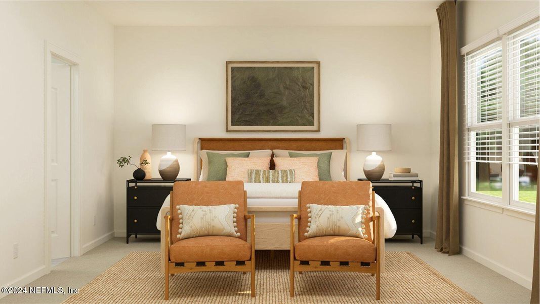 Furnished interior view inside a new home in Granary Park, Green Cove Springs (Image 8).