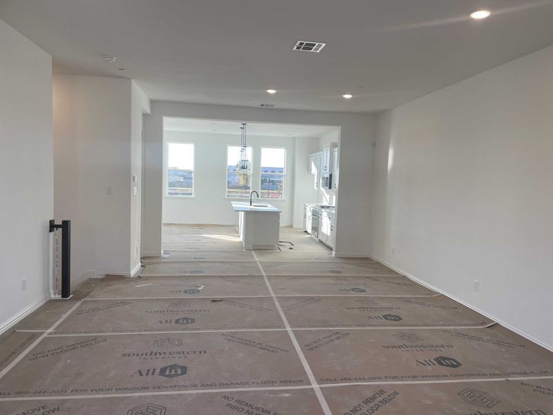 Dining Room Construction Progress