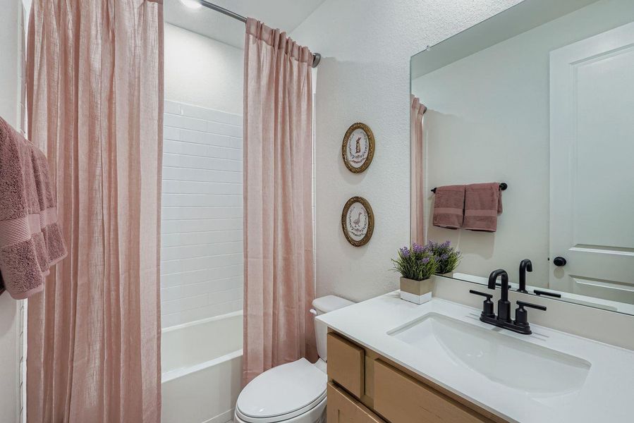 Furnished interior view inside a new home in 6 Creeks at Waterridge: 55ft. lots, Kyle (Image 13).