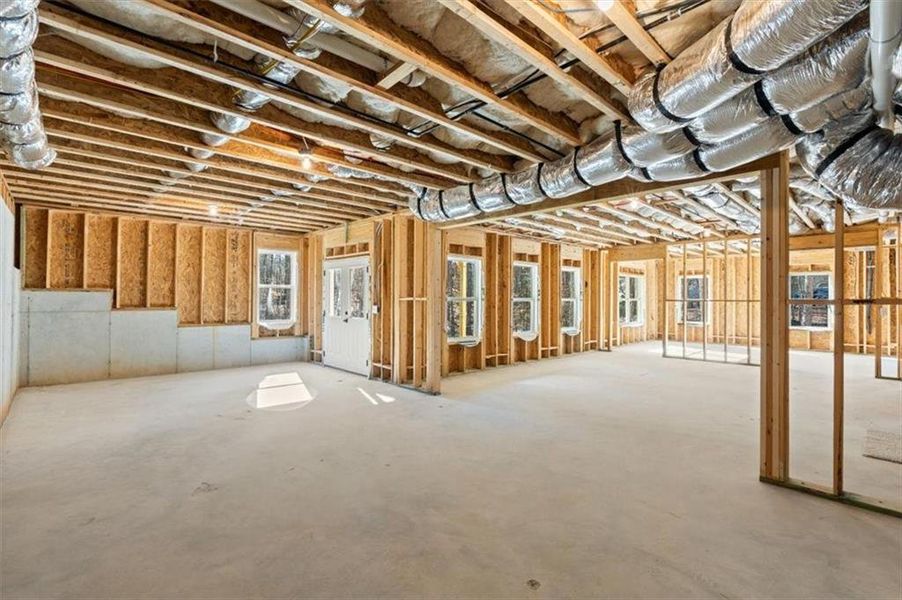 In-progress construction of a new home in , Waleska, GA (Image 45).