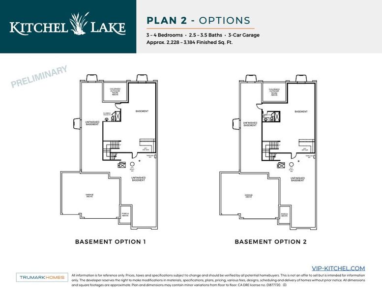 Kitchel Lake Plan 2 Floor Plan