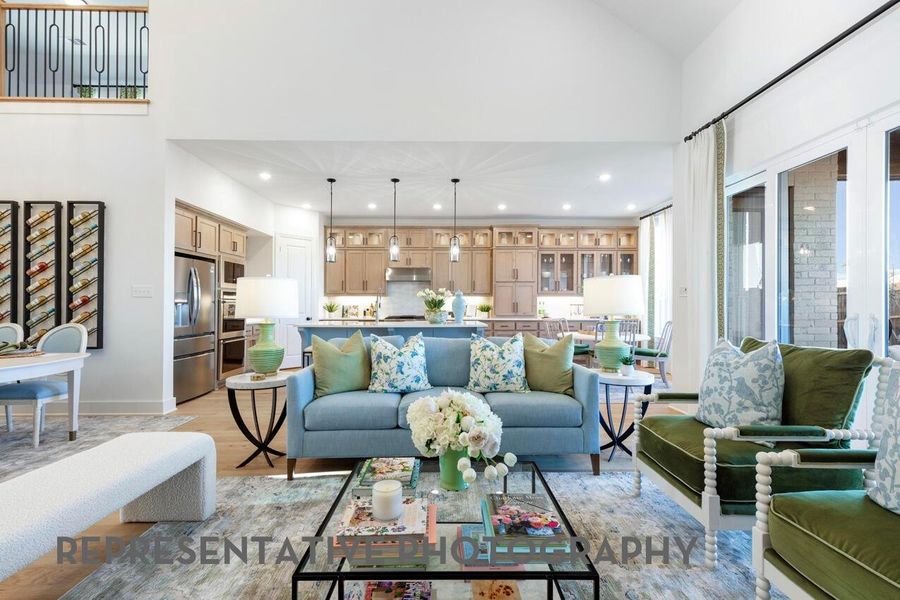 Furnished interior view inside a new home in The George, Richmond (Image 6).