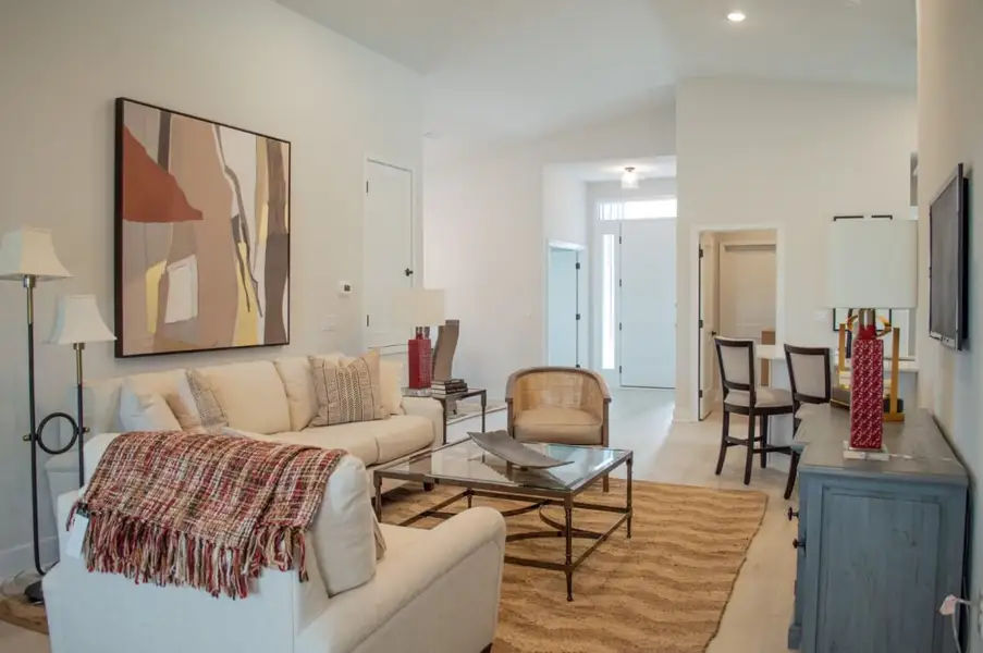 Furnished interior view inside a new home in Parkland Place, Pace (Image 5).