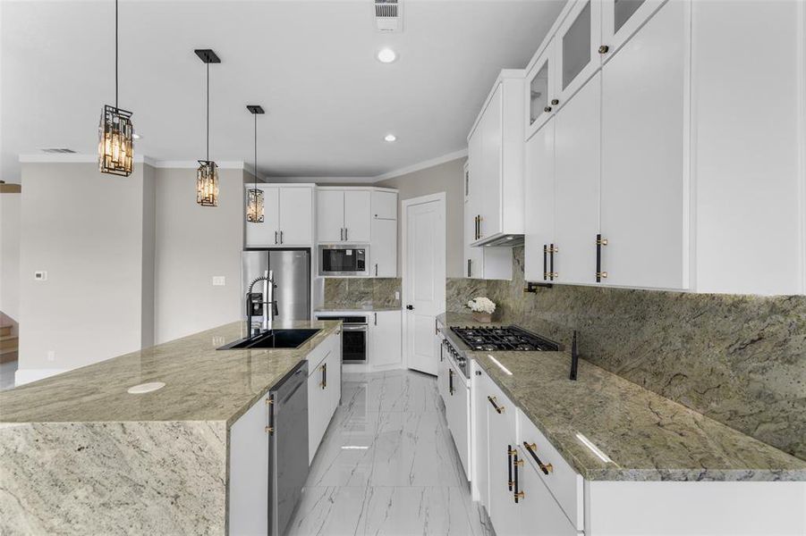 Furnished interior view inside a new home in , Dallas (Image 12). Furnished interior view inside a new home in , Dallas (Image 12).