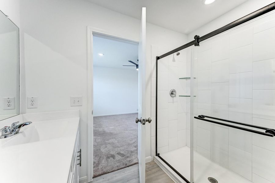Primary bathroom Primary bathroom