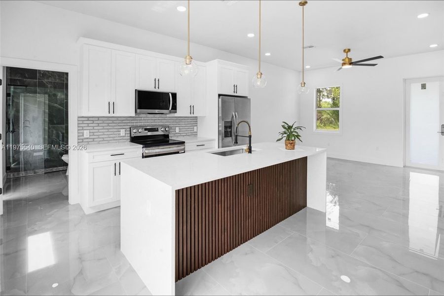 Furnished interior view inside a new home in , Lehigh Acres (Image 6).