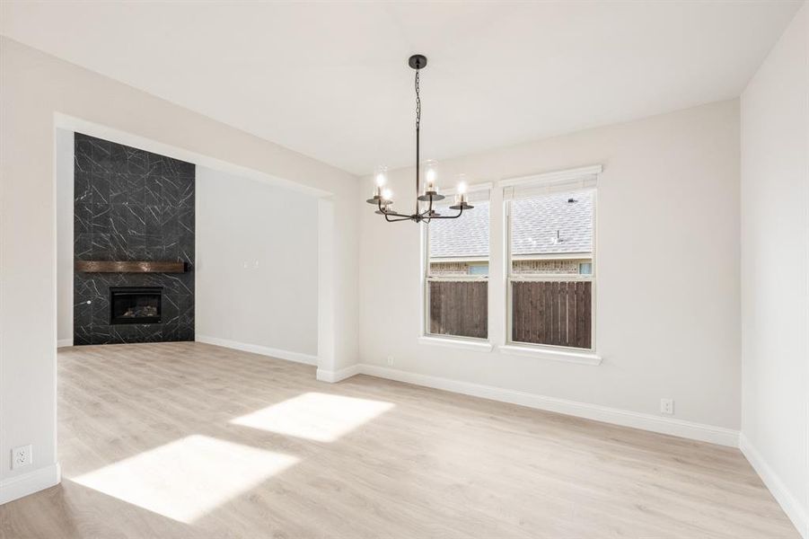 Spacious, unfurnished interior of a new home in Ridge Ranch Classic 60, Mesquite (Image 18).