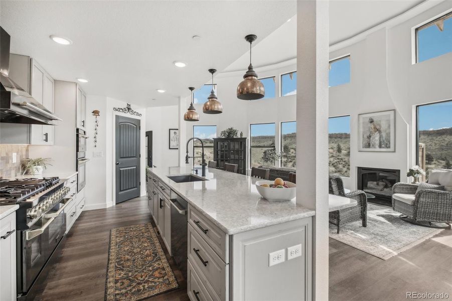 Furnished interior view inside a new home in , Lyons (Image 34).