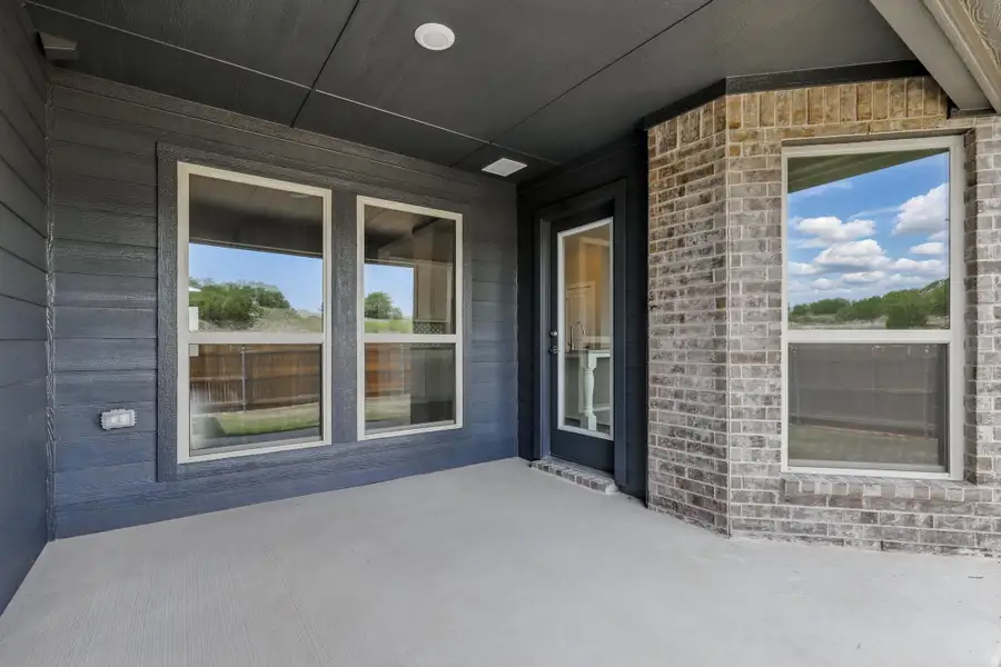 Representative exterior details of a home built from the McKinley I by Cheldan Homes in Horizons at Bankston Estates, Venus (Image 4).
