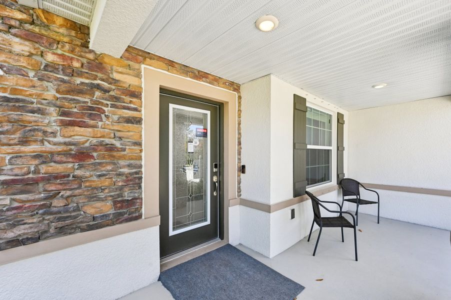Representative exterior details of a home built from the Sierra by Maronda Homes in Winding River, St. Marys (Image 3).